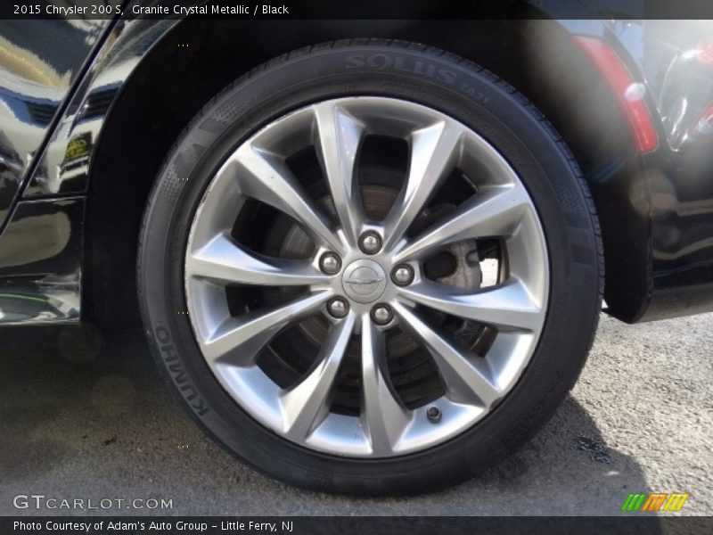 Granite Crystal Metallic / Black 2015 Chrysler 200 S