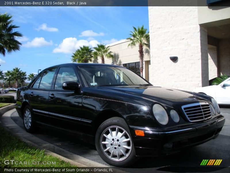 Black / Java 2001 Mercedes-Benz E 320 Sedan