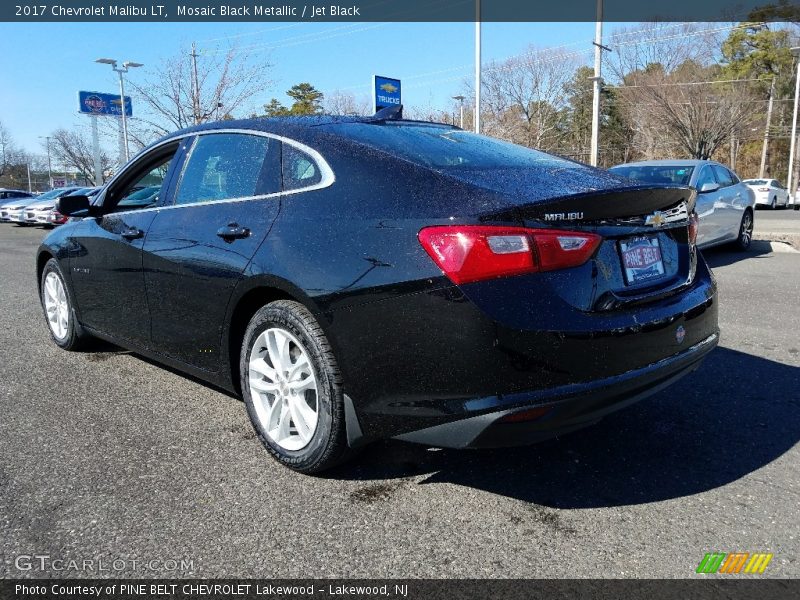 Mosaic Black Metallic / Jet Black 2017 Chevrolet Malibu LT