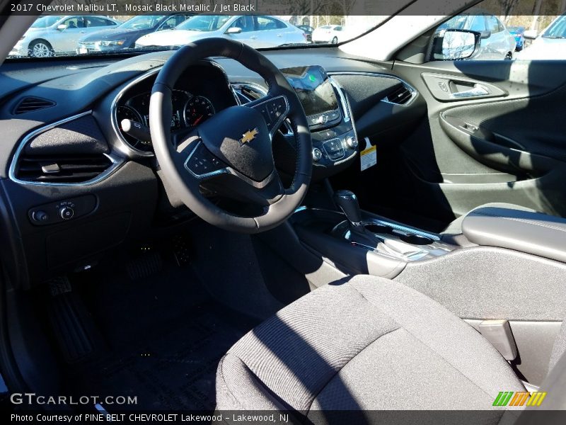 Mosaic Black Metallic / Jet Black 2017 Chevrolet Malibu LT