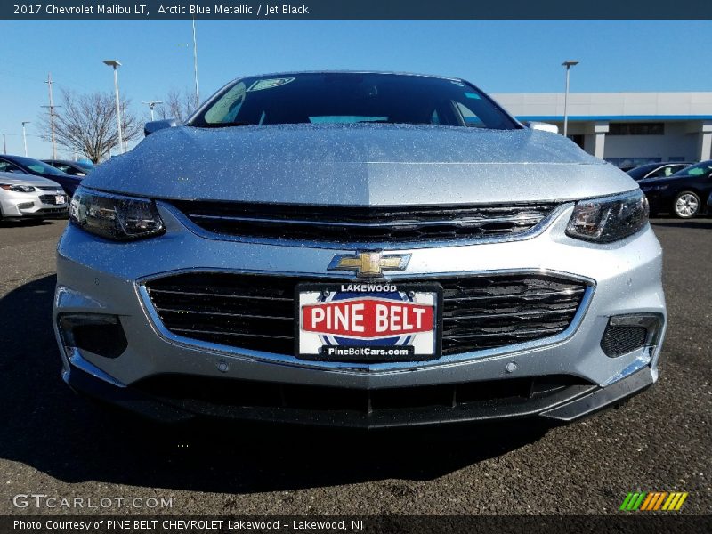 Arctic Blue Metallic / Jet Black 2017 Chevrolet Malibu LT