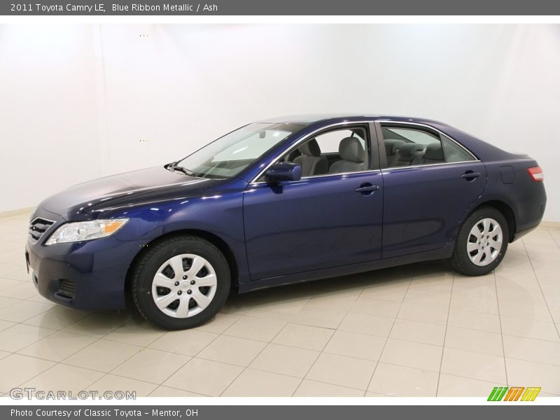Blue Ribbon Metallic / Ash 2011 Toyota Camry LE