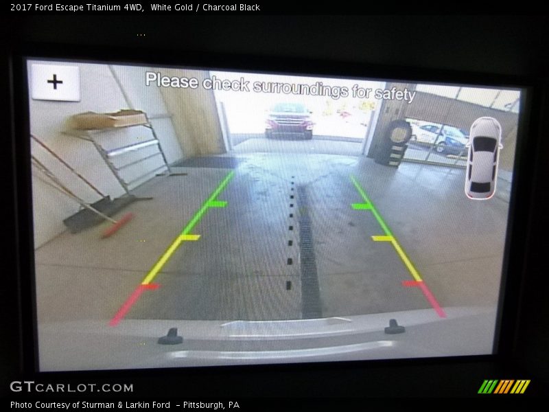 White Gold / Charcoal Black 2017 Ford Escape Titanium 4WD