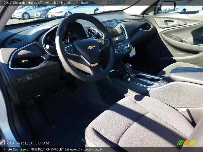Arctic Blue Metallic / Jet Black 2017 Chevrolet Malibu LT