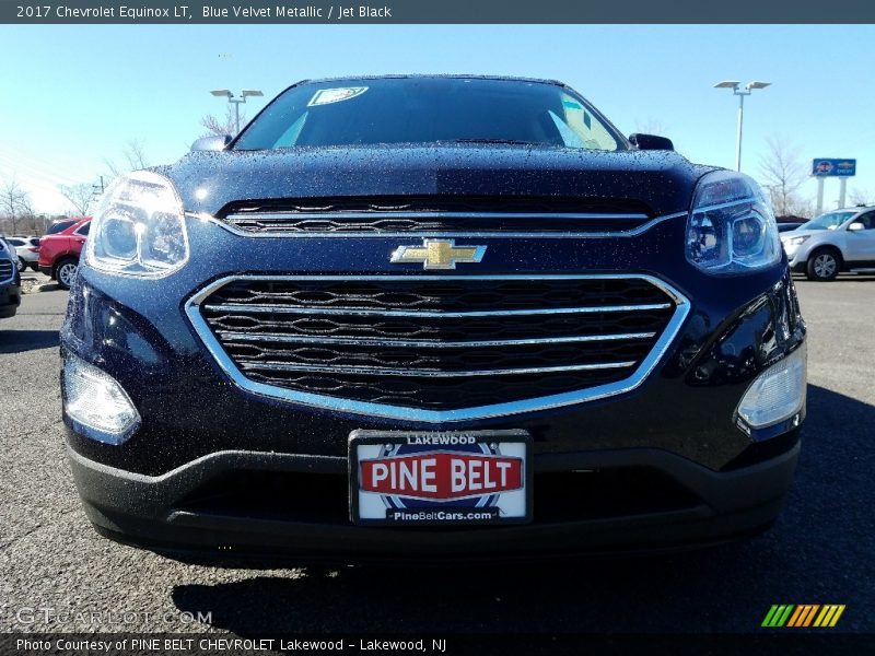 Blue Velvet Metallic / Jet Black 2017 Chevrolet Equinox LT