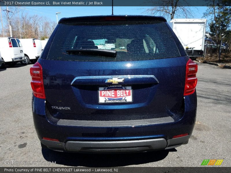 Blue Velvet Metallic / Jet Black 2017 Chevrolet Equinox LS