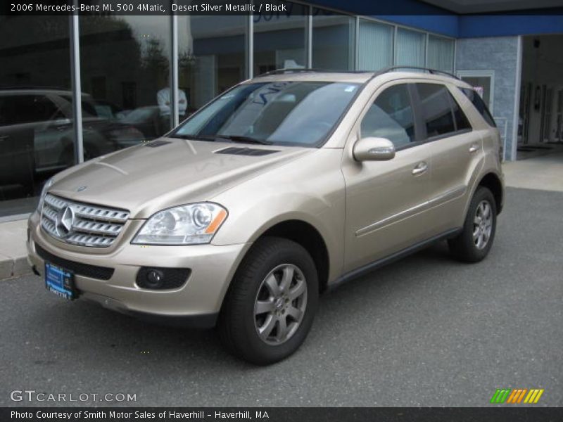 Desert Silver Metallic / Black 2006 Mercedes-Benz ML 500 4Matic