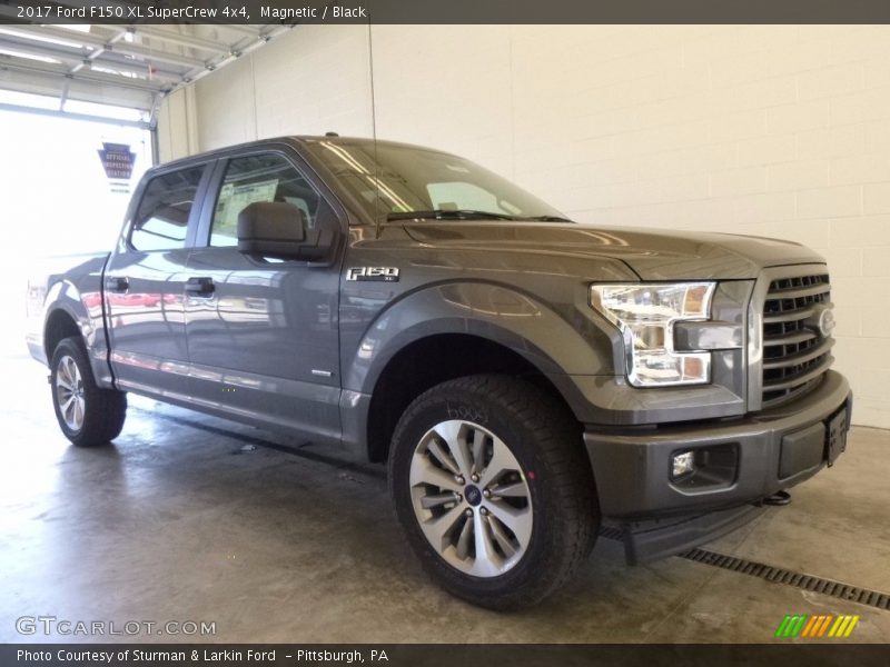 Magnetic / Black 2017 Ford F150 XL SuperCrew 4x4