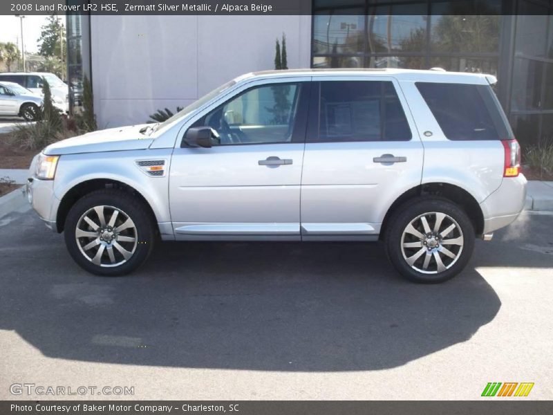 Zermatt Silver Metallic / Alpaca Beige 2008 Land Rover LR2 HSE