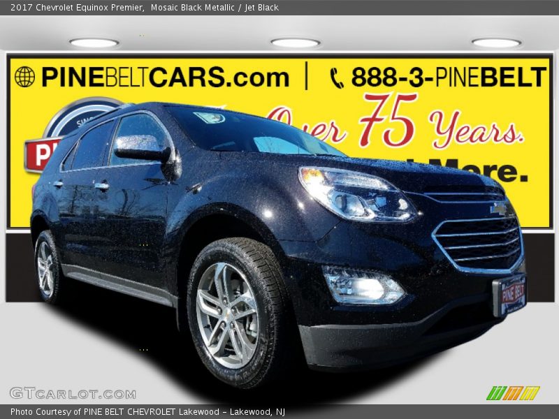 Mosaic Black Metallic / Jet Black 2017 Chevrolet Equinox Premier