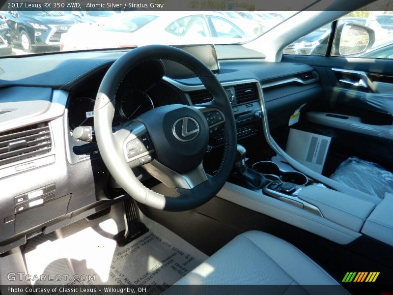Atomic Silver / Stratus Gray 2017 Lexus RX 350 AWD