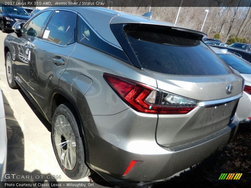 Atomic Silver / Stratus Gray 2017 Lexus RX 350 AWD