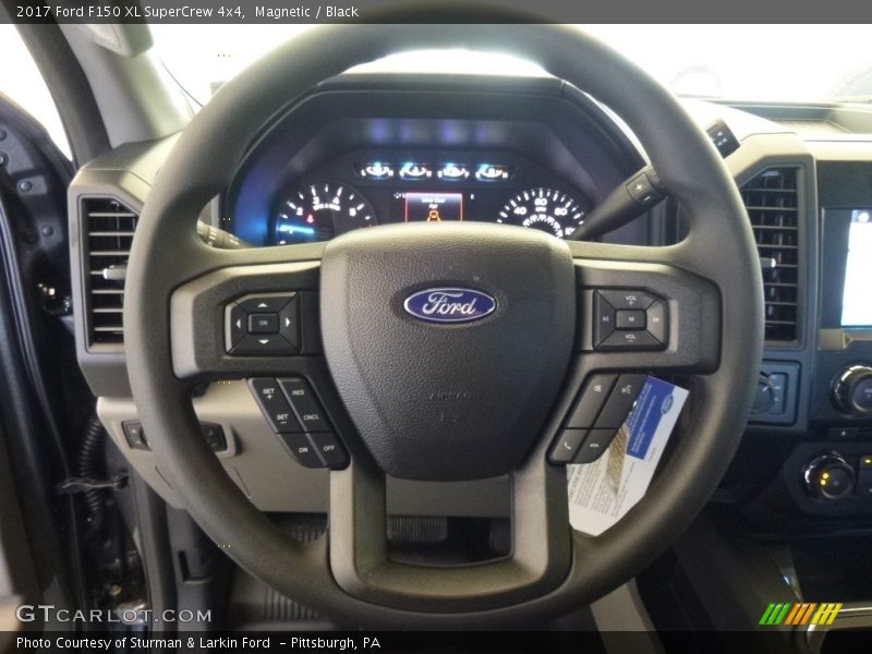 Magnetic / Black 2017 Ford F150 XL SuperCrew 4x4