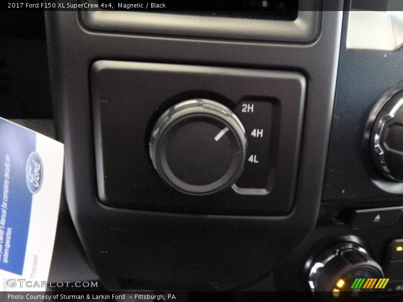 Magnetic / Black 2017 Ford F150 XL SuperCrew 4x4