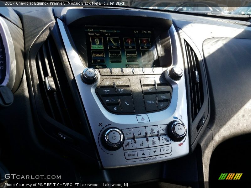 Mosaic Black Metallic / Jet Black 2017 Chevrolet Equinox Premier