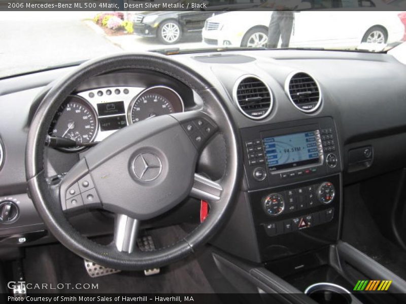 Desert Silver Metallic / Black 2006 Mercedes-Benz ML 500 4Matic