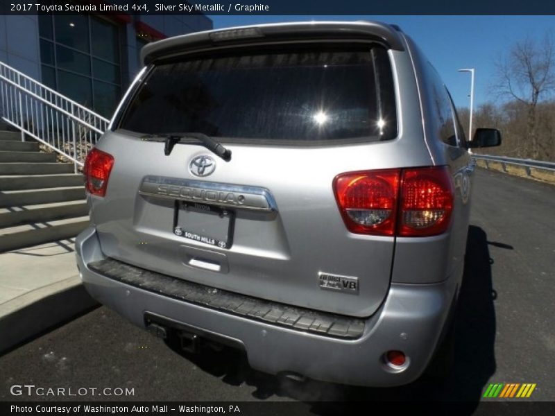 Silver Sky Metallic / Graphite 2017 Toyota Sequoia Limited 4x4