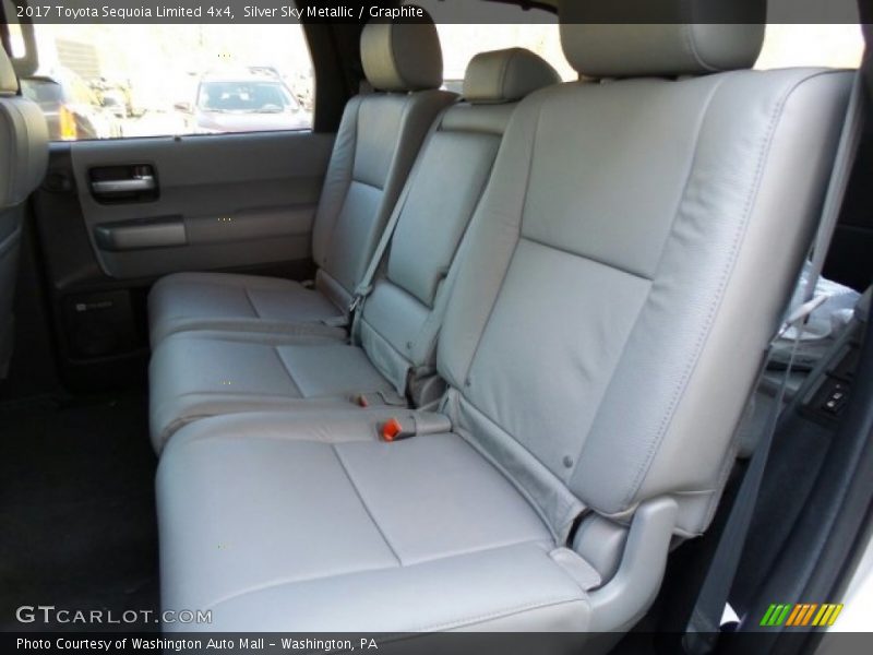 Silver Sky Metallic / Graphite 2017 Toyota Sequoia Limited 4x4