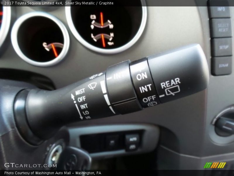 Silver Sky Metallic / Graphite 2017 Toyota Sequoia Limited 4x4