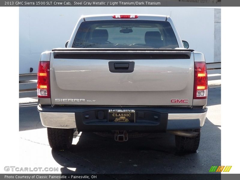 Steel Gray Metallic / Light Titanium/Dark Titanium 2013 GMC Sierra 1500 SLT Crew Cab