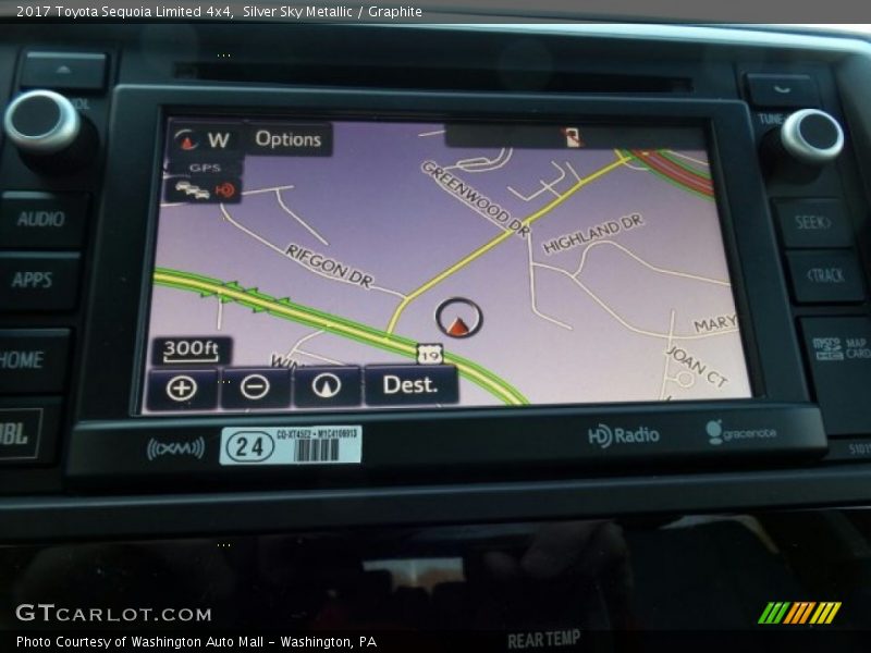 Silver Sky Metallic / Graphite 2017 Toyota Sequoia Limited 4x4