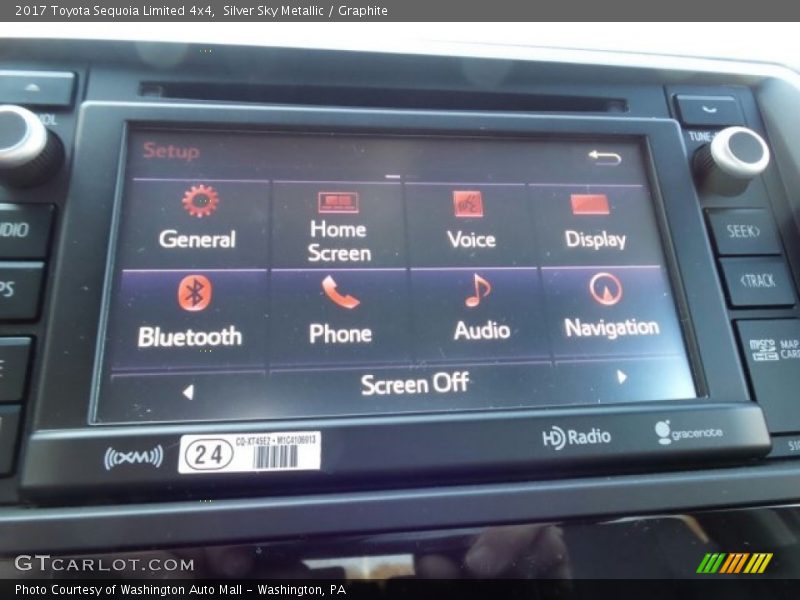 Silver Sky Metallic / Graphite 2017 Toyota Sequoia Limited 4x4