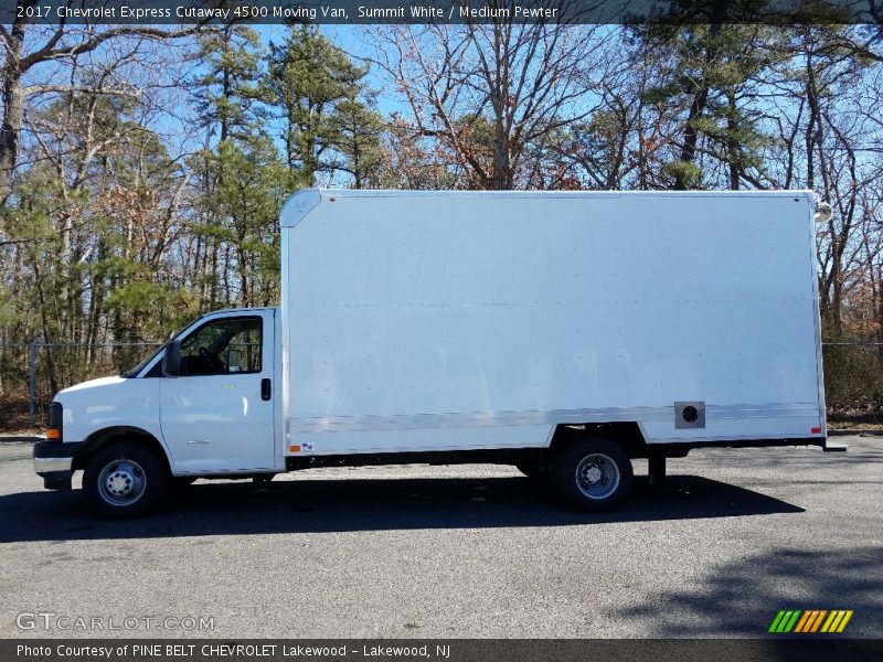 Summit White / Medium Pewter 2017 Chevrolet Express Cutaway 4500 Moving Van