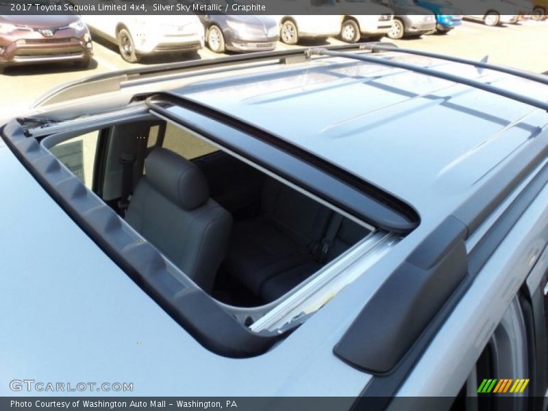 Silver Sky Metallic / Graphite 2017 Toyota Sequoia Limited 4x4