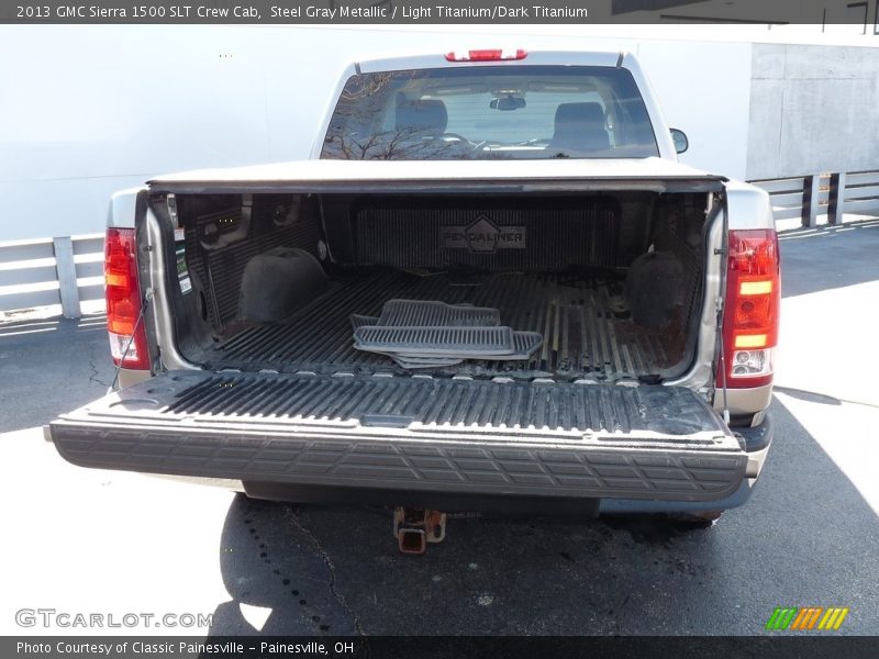 Steel Gray Metallic / Light Titanium/Dark Titanium 2013 GMC Sierra 1500 SLT Crew Cab