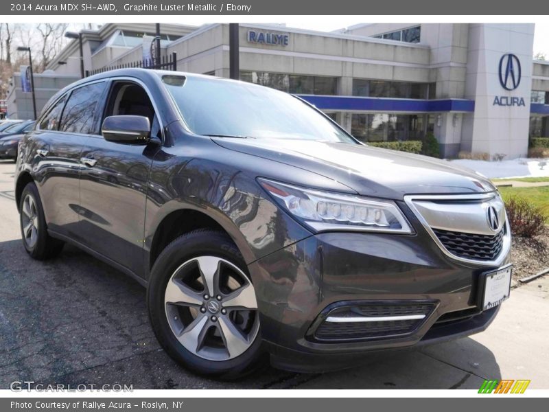 Graphite Luster Metallic / Ebony 2014 Acura MDX SH-AWD