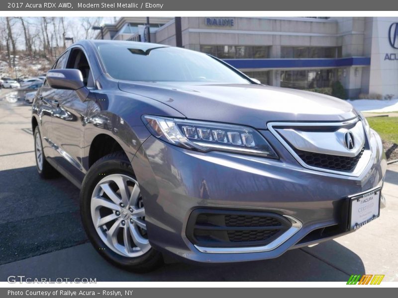 Modern Steel Metallic / Ebony 2017 Acura RDX AWD