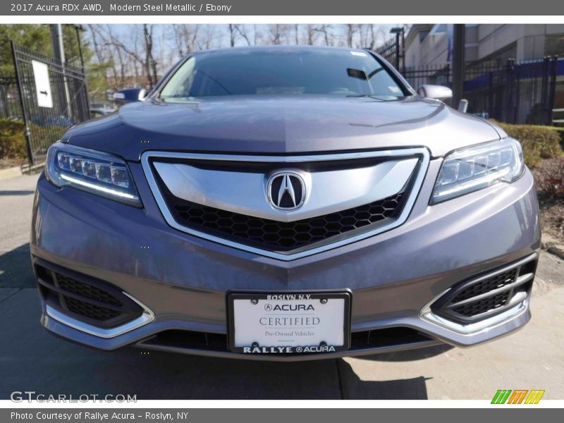 Modern Steel Metallic / Ebony 2017 Acura RDX AWD