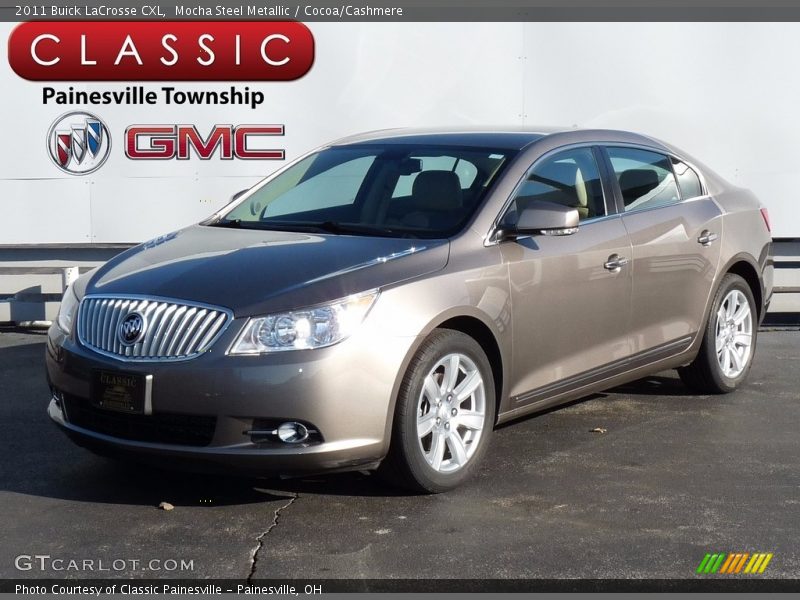 Mocha Steel Metallic / Cocoa/Cashmere 2011 Buick LaCrosse CXL