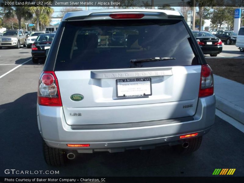 Zermatt Silver Metallic / Alpaca Beige 2008 Land Rover LR2 HSE
