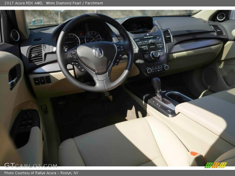 White Diamond Pearl / Parchment 2017 Acura RDX AWD