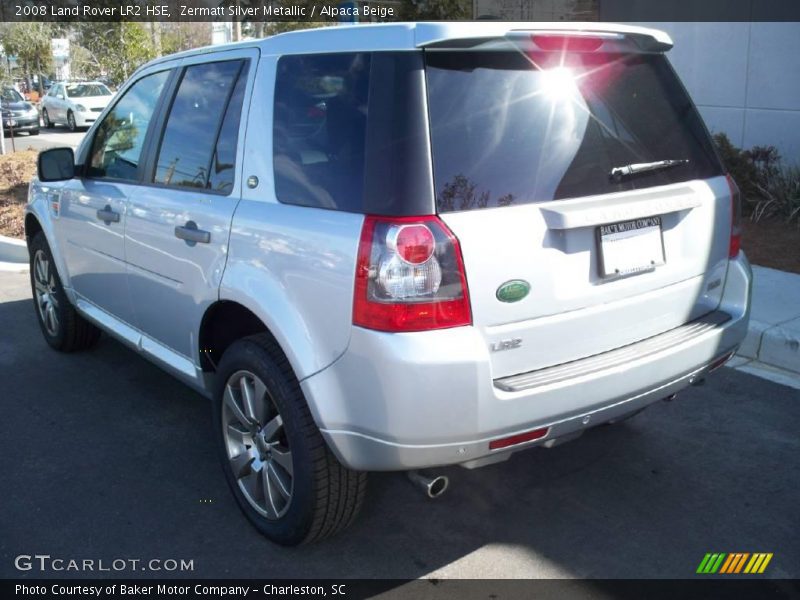 Zermatt Silver Metallic / Alpaca Beige 2008 Land Rover LR2 HSE