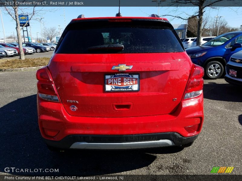 Red Hot / Jet Black 2017 Chevrolet Trax LT
