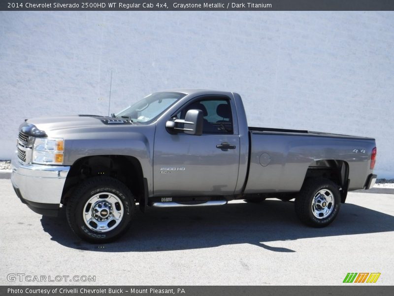 Graystone Metallic / Dark Titanium 2014 Chevrolet Silverado 2500HD WT Regular Cab 4x4