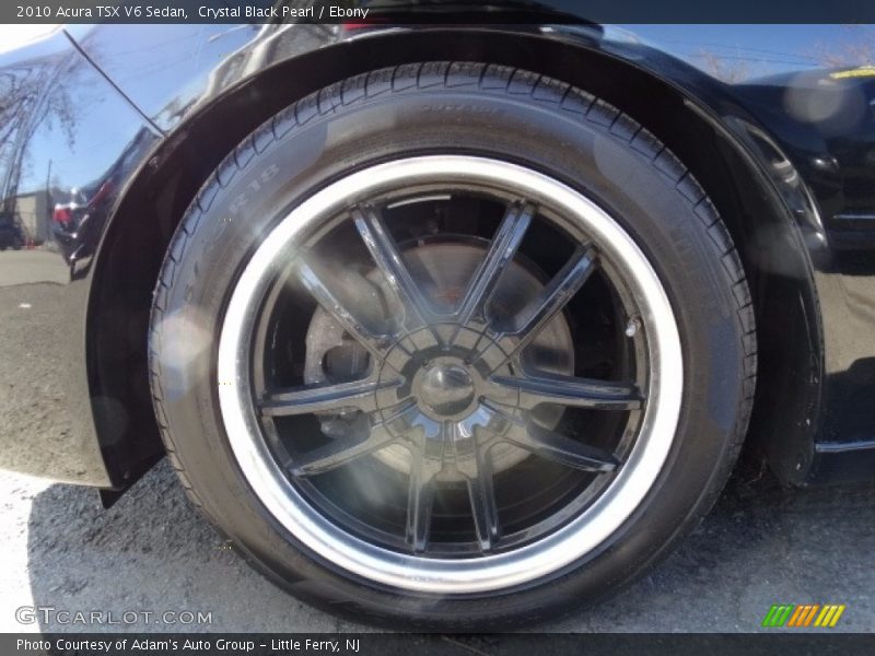Crystal Black Pearl / Ebony 2010 Acura TSX V6 Sedan