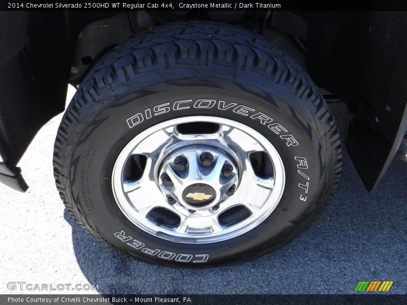 Graystone Metallic / Dark Titanium 2014 Chevrolet Silverado 2500HD WT Regular Cab 4x4