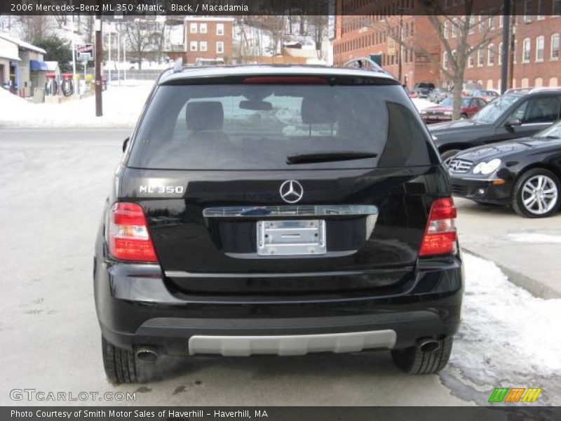 Black / Macadamia 2006 Mercedes-Benz ML 350 4Matic