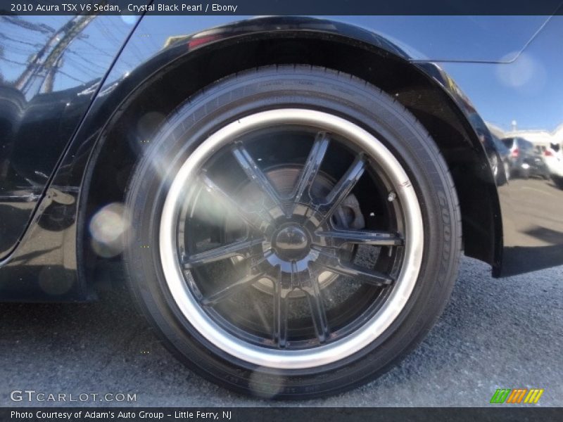 Crystal Black Pearl / Ebony 2010 Acura TSX V6 Sedan