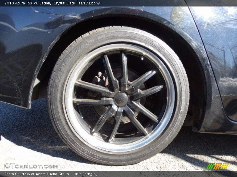 Crystal Black Pearl / Ebony 2010 Acura TSX V6 Sedan