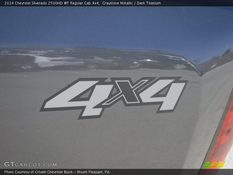 Graystone Metallic / Dark Titanium 2014 Chevrolet Silverado 2500HD WT Regular Cab 4x4