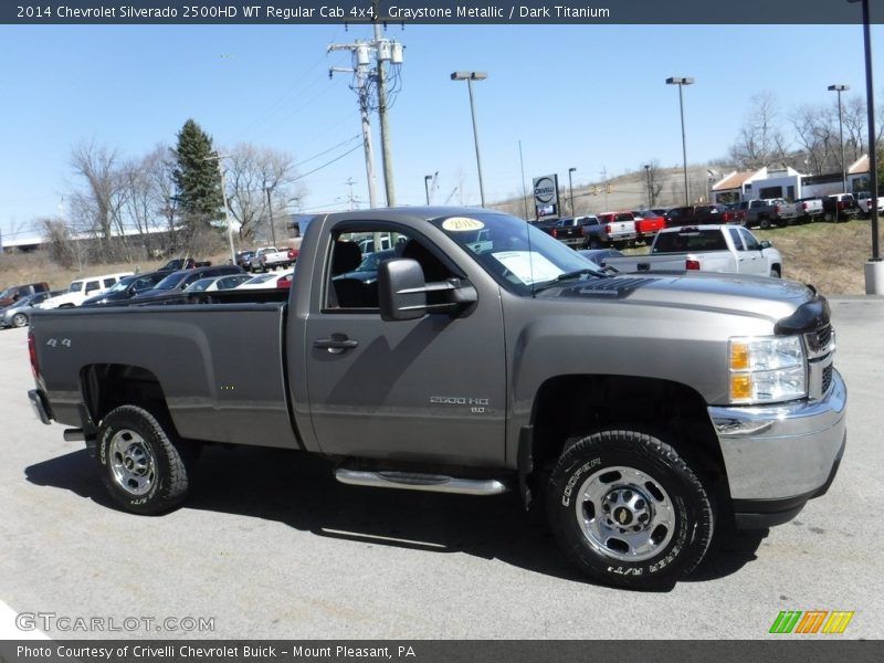 Graystone Metallic / Dark Titanium 2014 Chevrolet Silverado 2500HD WT Regular Cab 4x4