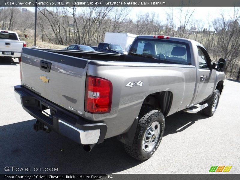 Graystone Metallic / Dark Titanium 2014 Chevrolet Silverado 2500HD WT Regular Cab 4x4