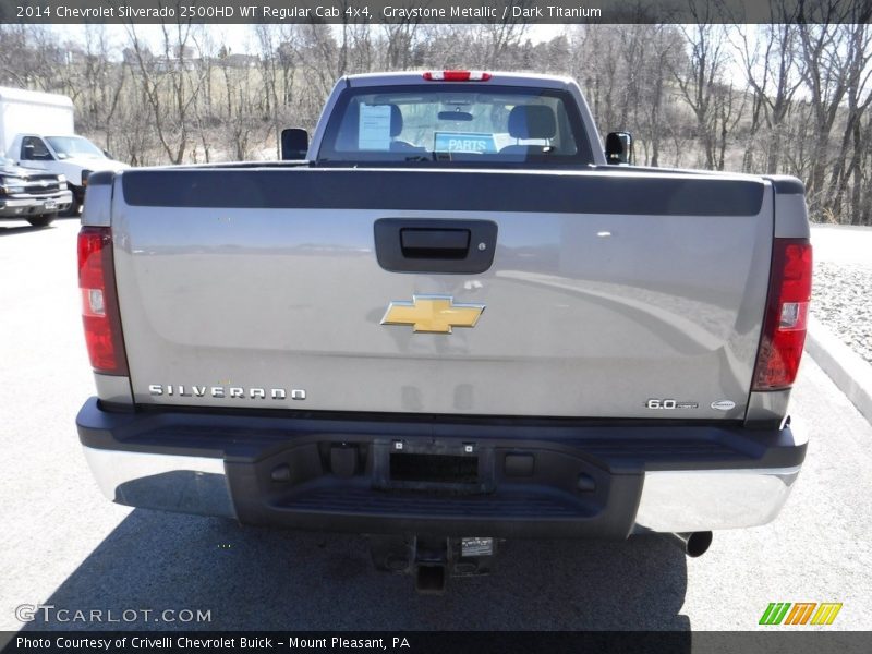 Graystone Metallic / Dark Titanium 2014 Chevrolet Silverado 2500HD WT Regular Cab 4x4