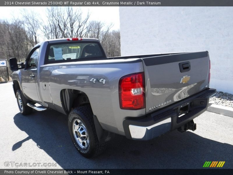 Graystone Metallic / Dark Titanium 2014 Chevrolet Silverado 2500HD WT Regular Cab 4x4