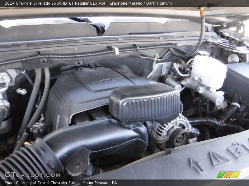 Graystone Metallic / Dark Titanium 2014 Chevrolet Silverado 2500HD WT Regular Cab 4x4