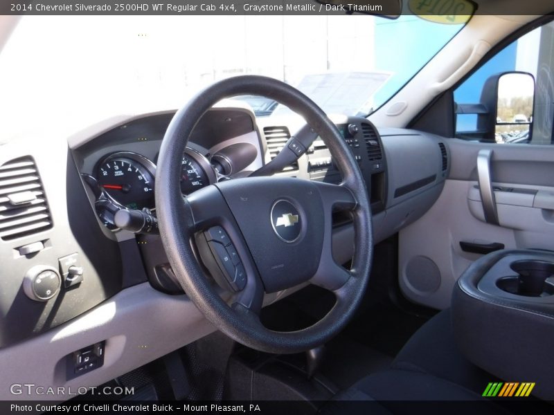 Graystone Metallic / Dark Titanium 2014 Chevrolet Silverado 2500HD WT Regular Cab 4x4